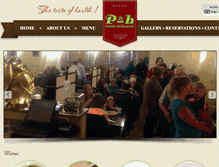 Tablet Screenshot of phfamilyrestaurant.com
